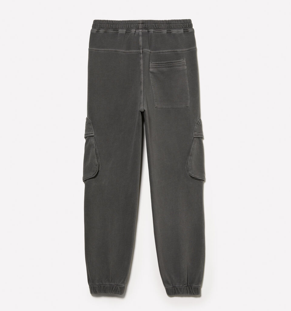 Gray joggers with pockets - boys' trousers - Dark Gray | Sisley Young image number 2